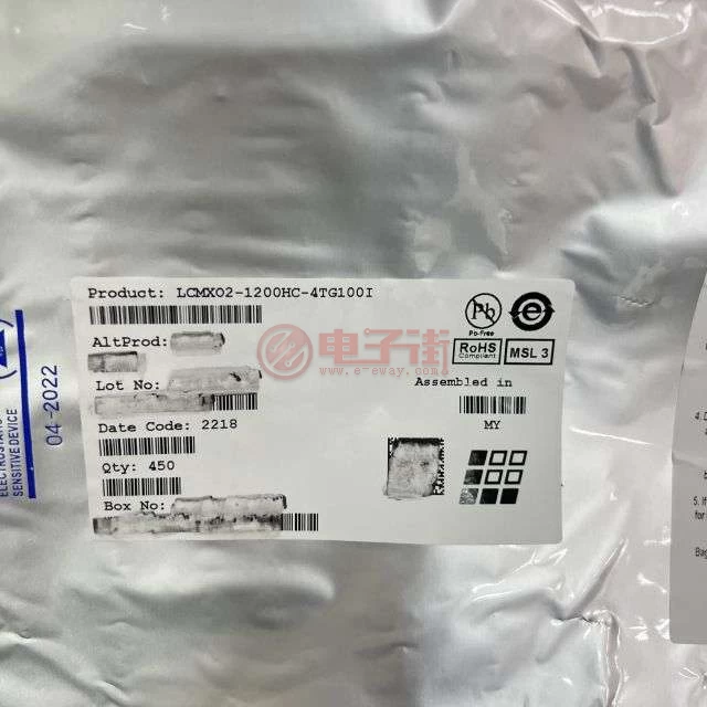 LCMXO2-1200HC-4TG100I