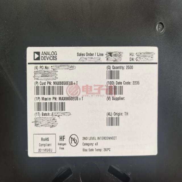 MAX6650EUB+T