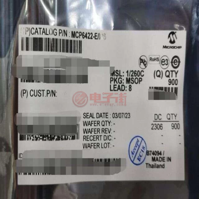 MCP6422-E/MS
