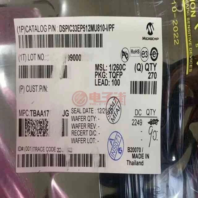 DSPIC33EP512MU810-I/PF